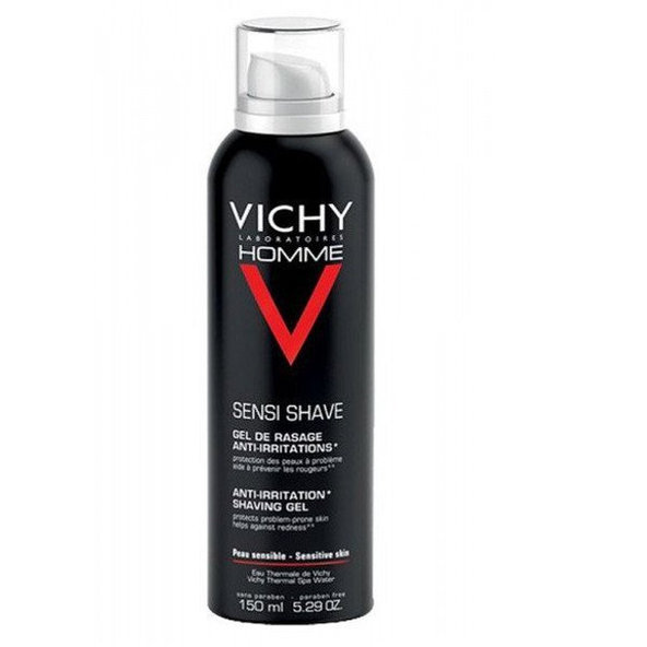 VICHY Homme gel na holení pro citlivou pokožku 150 ml
