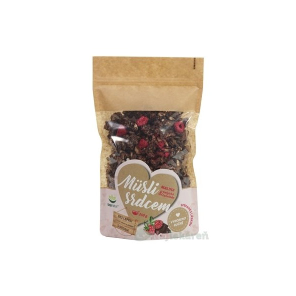 Topnatur müsli Srdcem malina belgická čokoláda 250 g