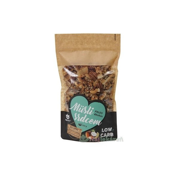 Topnatur müsli Srdcem Paleo kokos Low Carb 250 g