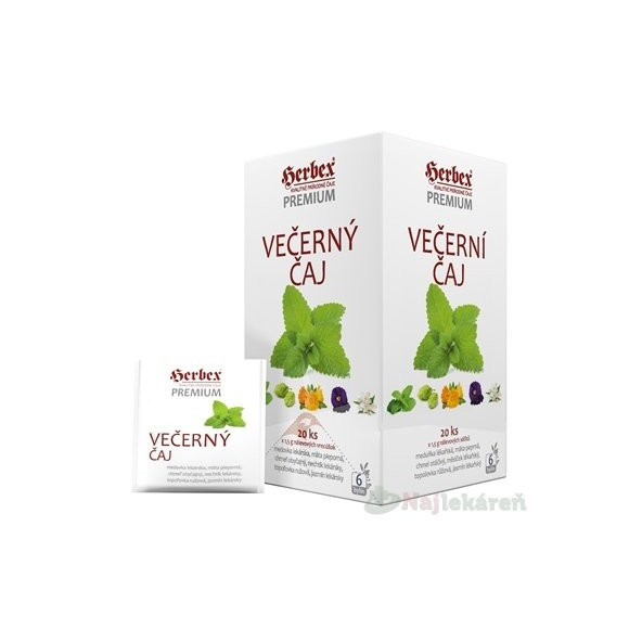 HERBEX Premium večerní bylinný čaj 20x1,5 g