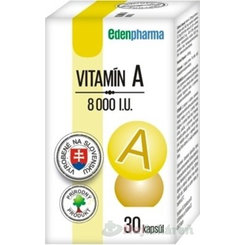EDENPharma Vitamín A 8000 I.U. 30 kapslí