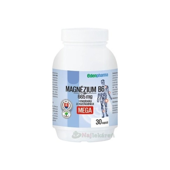 EDENPharma Hořčík B6 Mega 30 kapslí