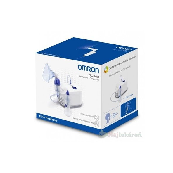 OMRON C102 Total inhalátor s nosní sprchou 1 set