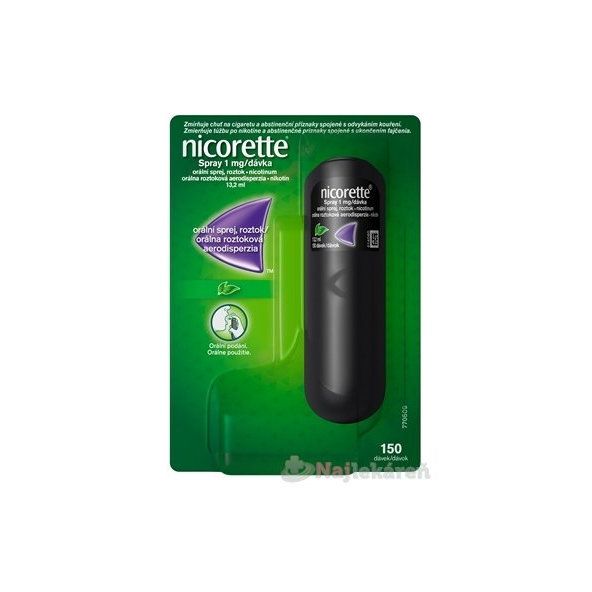 Nicorette Spray proti kouření máta 13,2 ml