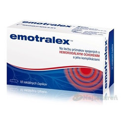 Emotralex rektální čípky 10 ks