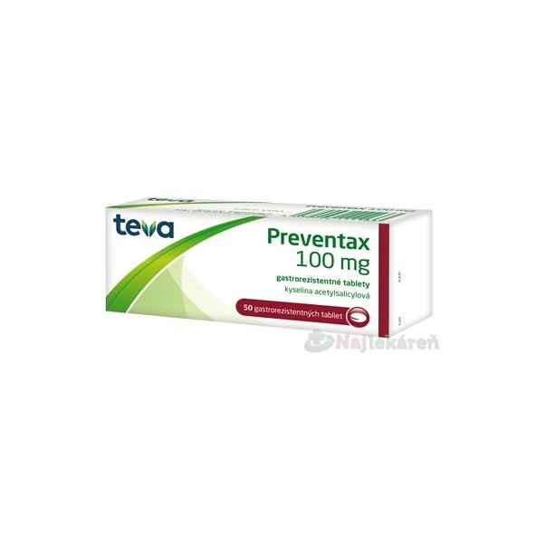 PREVENTAX 100 mg 50 tablet
