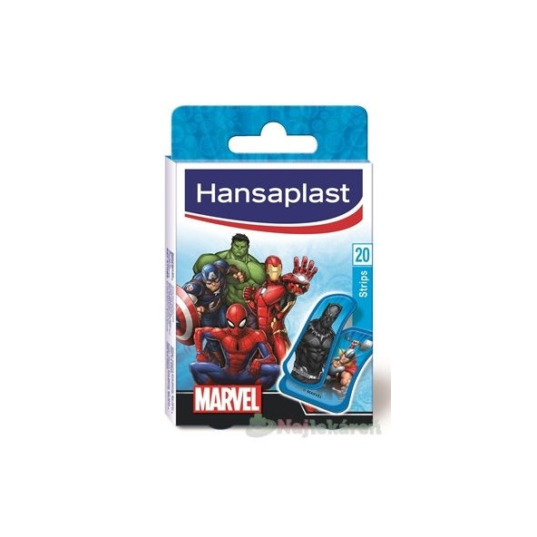 Hansaplast Marvel dětská náplast strip 20 ks