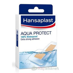 Hansaplast Aqua Protect voděodolná náplast strip 20 ks