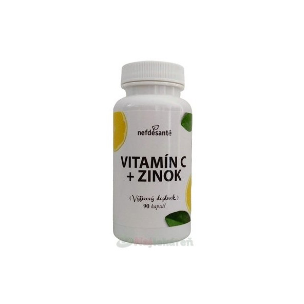 Nefdesanté vitamín C + zinok 90 tabliet