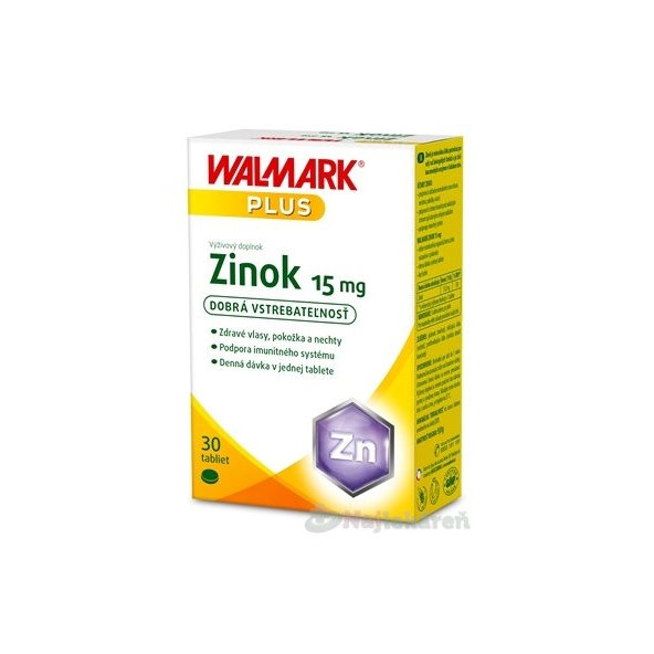 Walmark Zinok 15 mg 30 tablet