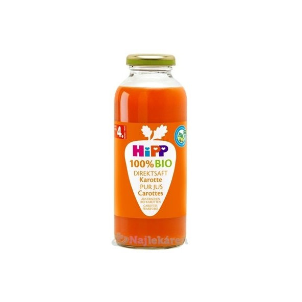 HiPP BIO mrkvová šťáva 330 ml