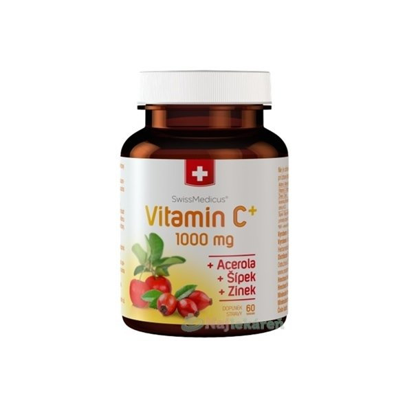 SwissMedicus Vitamín C+ 1000 mg 60 tablet