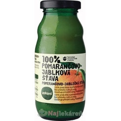 Zdravo 100% pomerančovo-jablečná šťáva 200 ml