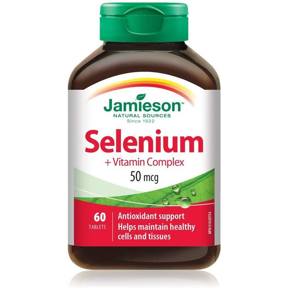 Jamieson selen 50 µg + betakaroten + vitaminy C + E 60 tablet