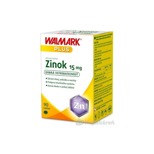 Walmark Zinok 15 mg 90 tablet