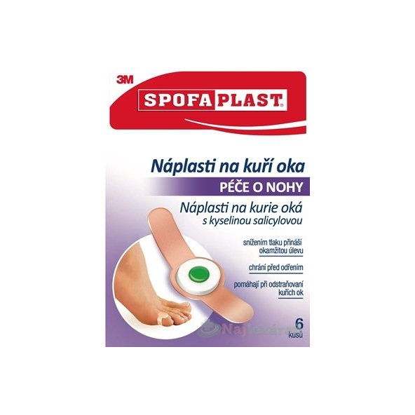 3M Spofaplast č. 183 náplast na kuří oka 6 ks