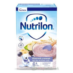 Nutrilon obilno-mléčná kaše vícezrnná s ovocem 225 g