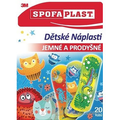 3M Spofaplast č. 116 náplasti dětské jemné prodyšné mix 20 ks