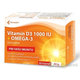 Noventis Vitamín D3 1000 IU + Omega-3 60 kapslí