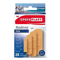 3M Spofaplast č. 603 náplasti rodinný mix 2 typy 5 velikostí 24 ks
