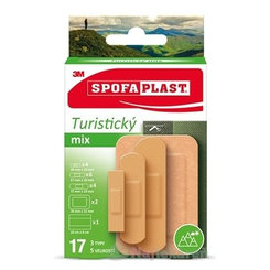 3M Spofaplast 604 náplasti turistický mix 3 typy 5 velikostí 17 ks