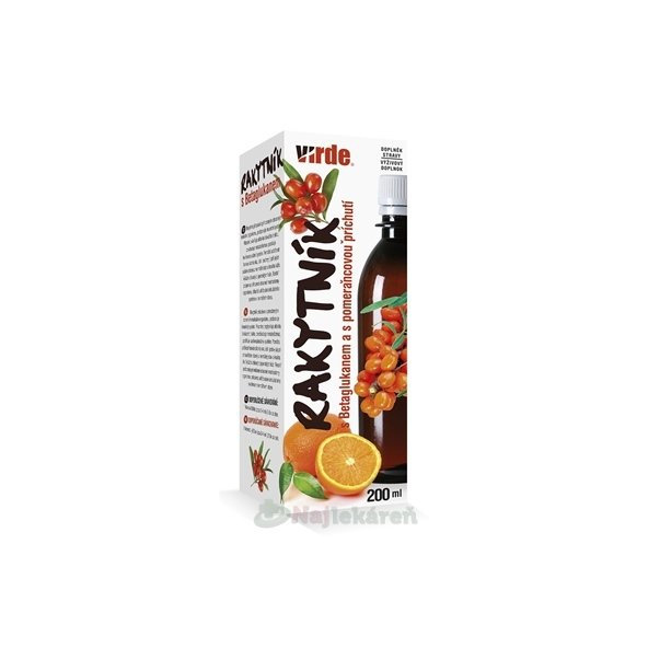 Virde rakytníkový sirup 200 ml