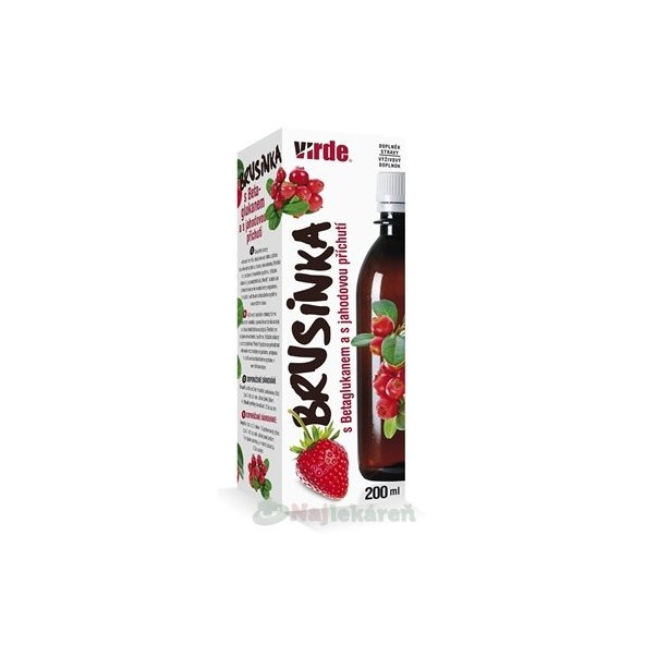 Virde Brusnica + Betaglukan 200 ml