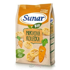 Sunar BIO křupky mrkvová kolečka 12m+ 45 g