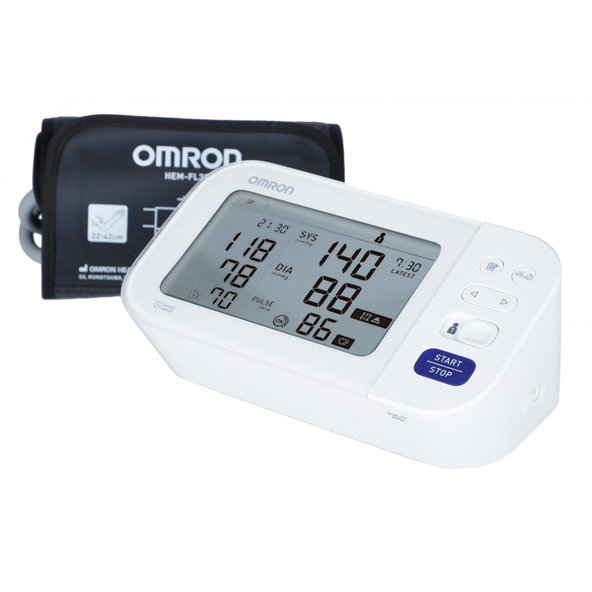 OMRON M6 Comfort tlakomer + sieťový zdroj 1 ks