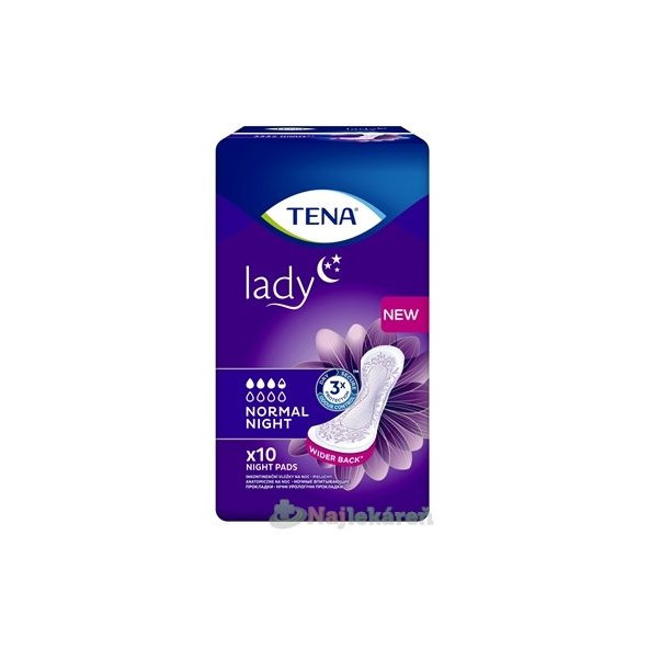 TENA Lady Normal Night inkontinenční vložky 10 ks