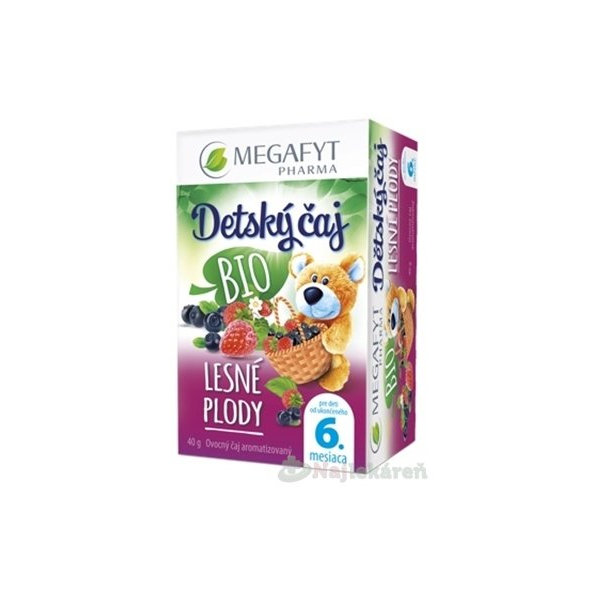 MEGAFYT BIO dětský čaj Lesní plody 20 sáčků