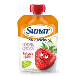 Sunar do ručičky jahoda jablko 4m+ 100 g