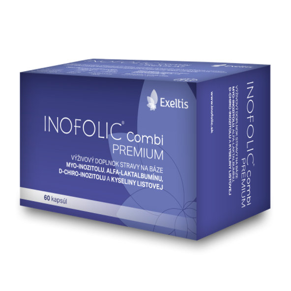 Inofolic Combi Premium kyselina listová 60 kapslí