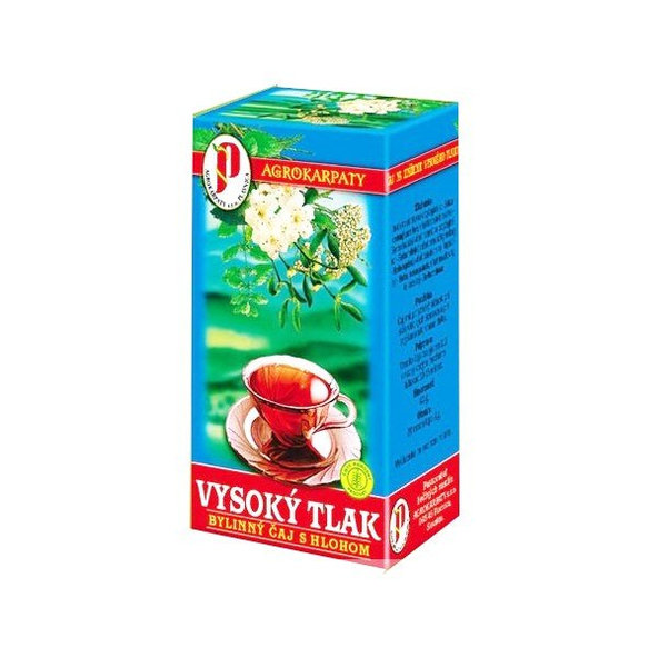AGROKARPATY Čaj vysoký tlak s hlohem 20x2 g