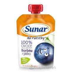 Sunar Do ručičky borůvka jablko 4m+ 100 g
