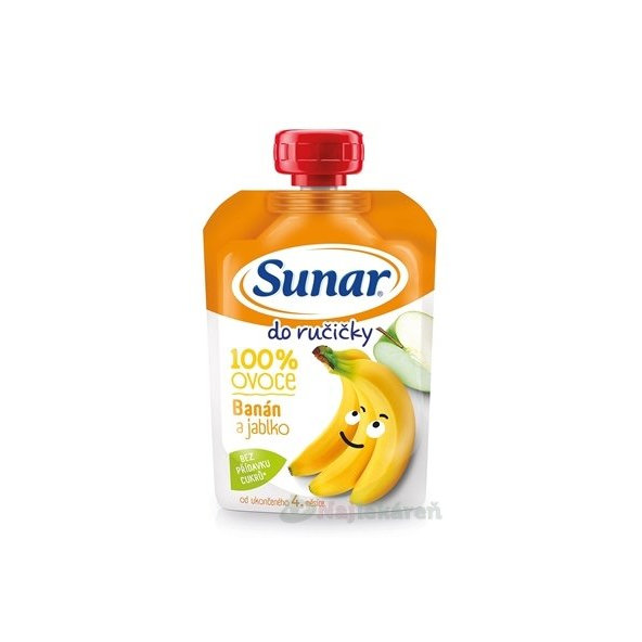 SUNAR Do ručičky banán jablko 4m+ 100 g