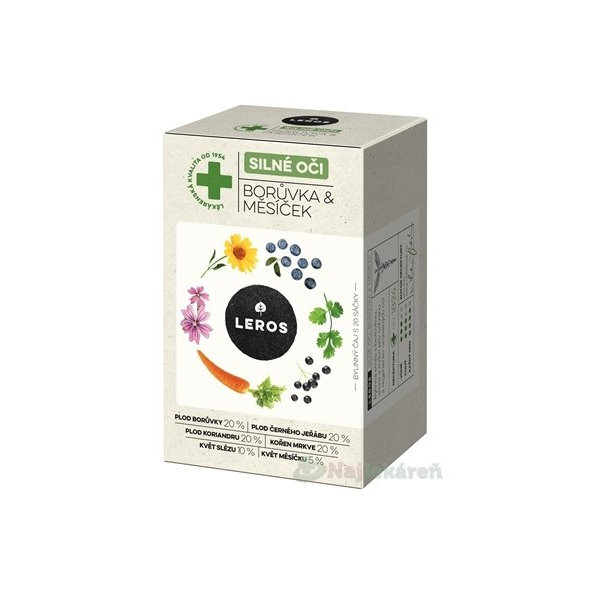 Leros Silné oči borůvka a měsíček 20x1,5 g