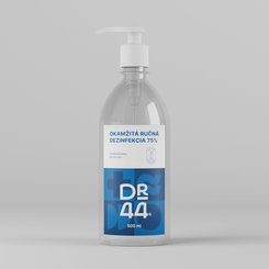 Dr.44 Okamžitá ruční dezinfekce gel 75% etanol 500 ml