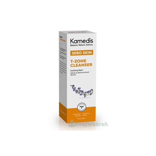 Kamedis Sebo Skin T-Zone čisticí gel 100 ml