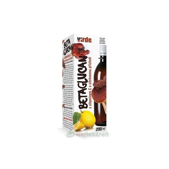 Virde Betaglucan + vitamín C 200 ml