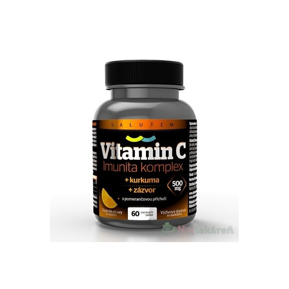 SALUTEM Vitamin C 500 mg Imunita komplex cucací tablety