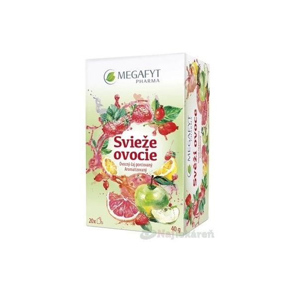 MEGAFYT Svěží ovoce ovocný čaj 20 sáčků