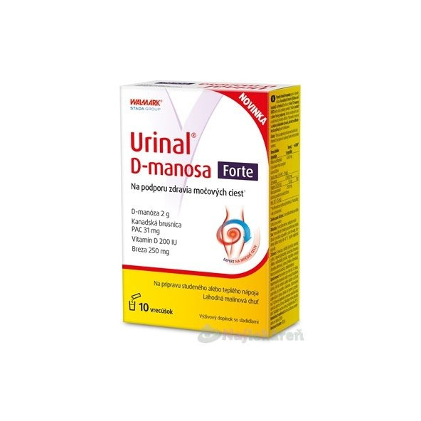 Urinal D-manosa Forte 10 sáčků