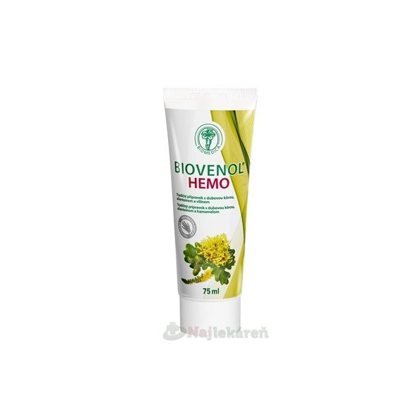 Biomedica Biovenol Hemo gel na hemoroidy 75 ml