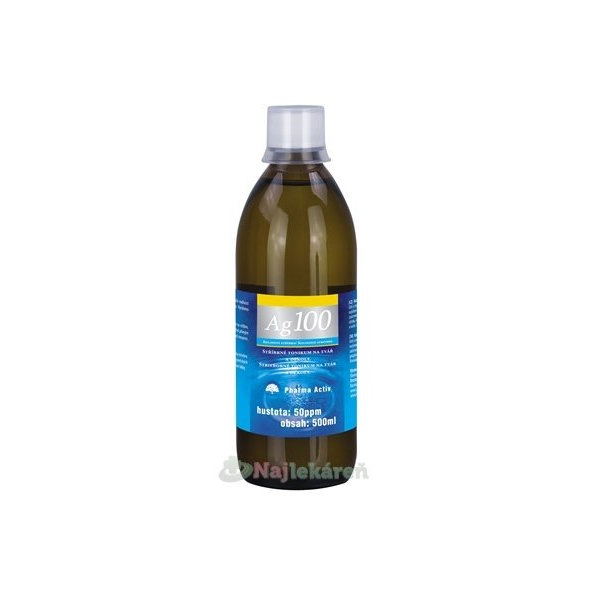 Pharma Activ Koloidní stříbro Ag100 50 ppm 500 ml