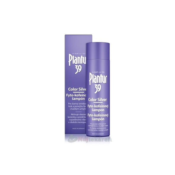 PLANTUR 39 Color Silver fyto-kofeinový šampon