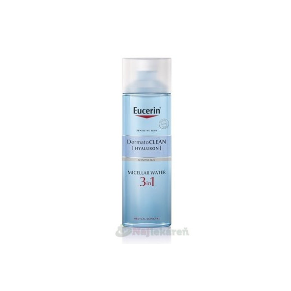 EUCERIN DermatoCLEAN Hyaluron micelární voda 3v1 200 ml