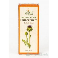 Grešík Ostropestřec bylinné kapky 50 ml
