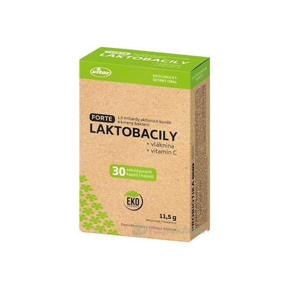 VITAR Laktobacily Forte + vláknina + vitamin C