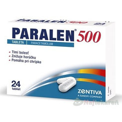 Paralen 500 mg 24 tablet